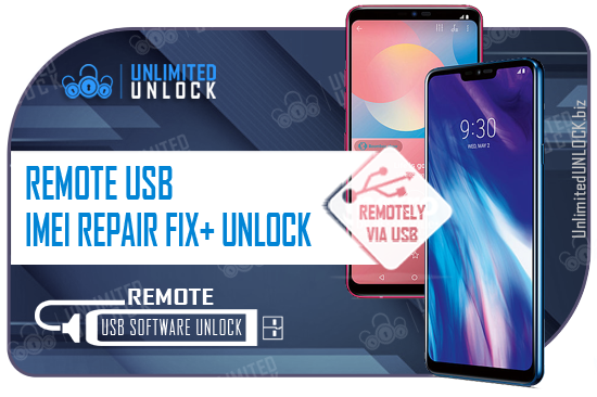 Remote USB Software IMEI Repair + Unlock