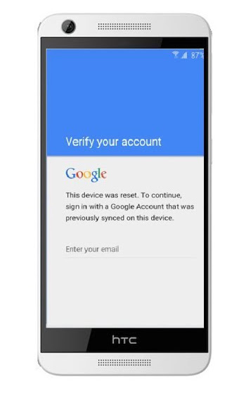 Remove Google Account or FRP (Factory Reset Protection) Associated with your HTC Phone