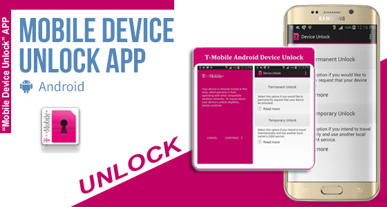 T-Mobile USA Mobile Device Unlock APP - Metro USA Mobile Device Unlock APP